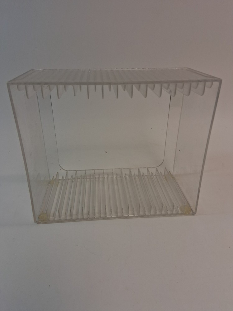 STORi Stackable Clear Plastic DVD Video Game Storage Organizer with Rubber Feet