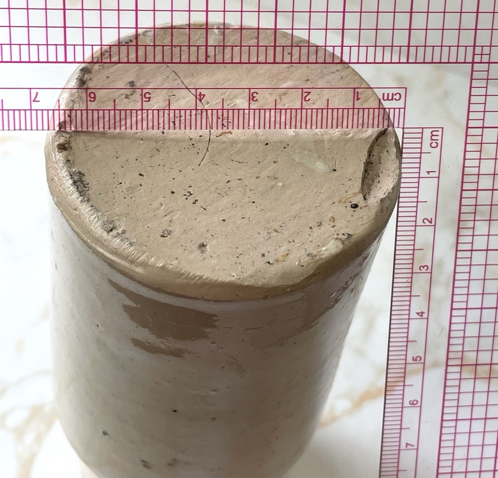 Victorian Stoneware Bottle Powell Bristol Small Storage Jar