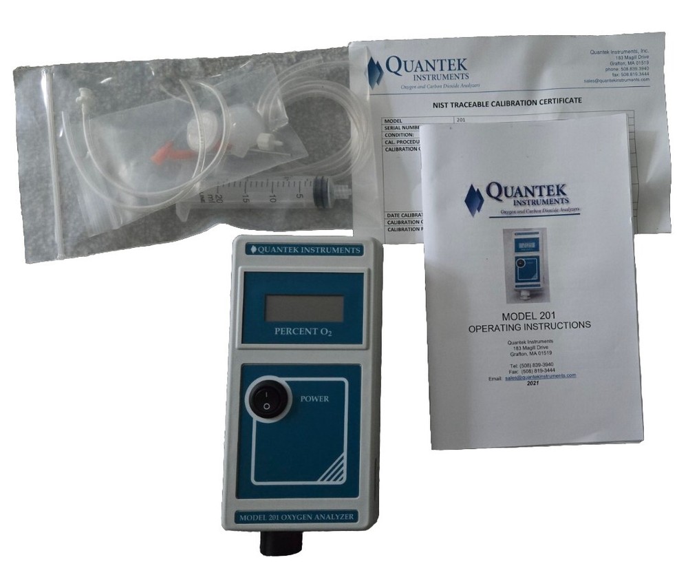 QUANTEK INSTRUMENTS MODEL 201 PORTABLE OXYGEN ANALYZER