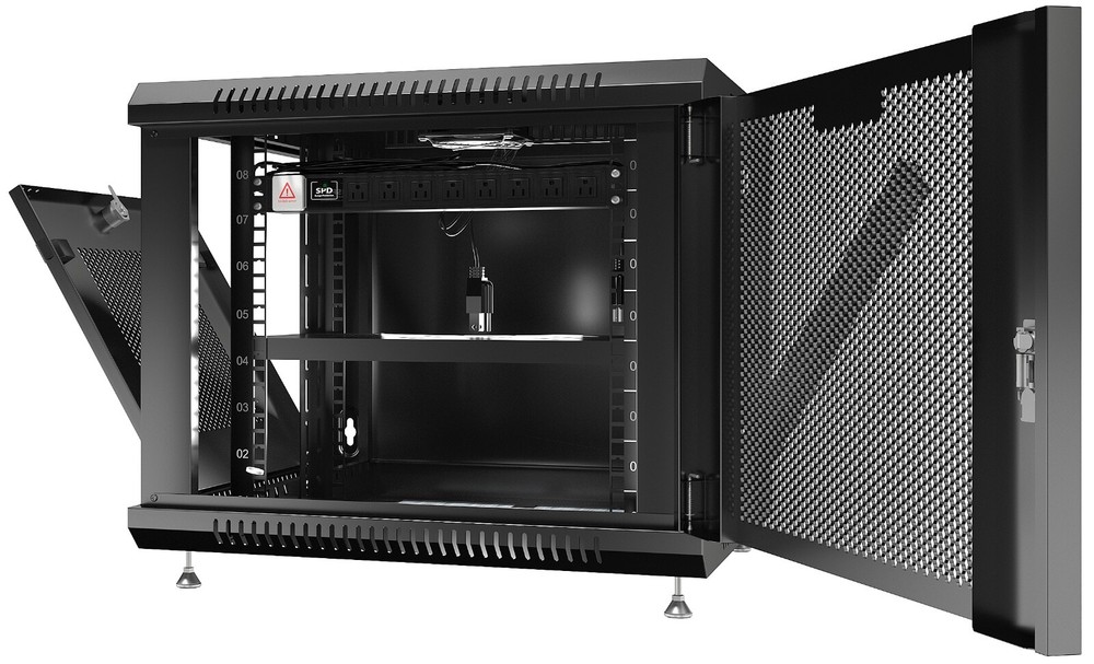 9U Sysracks Wall Mount IT Data Network Server Rack Cabinet Enclosure 24" Depth