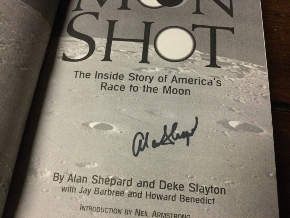** SIGNED ** The Right Stuff Astronaut's JOHN GLENN and ALAN SHEPHARD **