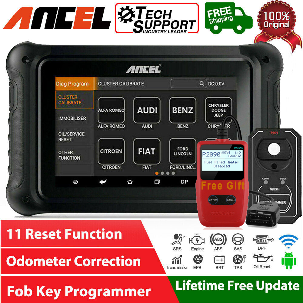 ANCEL DP500 Key Programming Tool Adjustment Mileage Odometer Correction Cluster