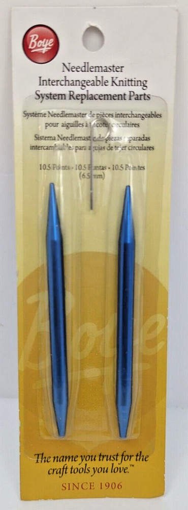 Boye Needlemaster Interchangeable Replacement US 10.5 Points 6.5 mm Knitting