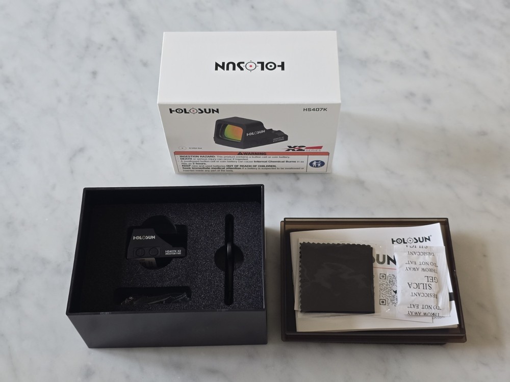 HOLOSUN HS407K X2 Open Reflex Sight - Red Reticle