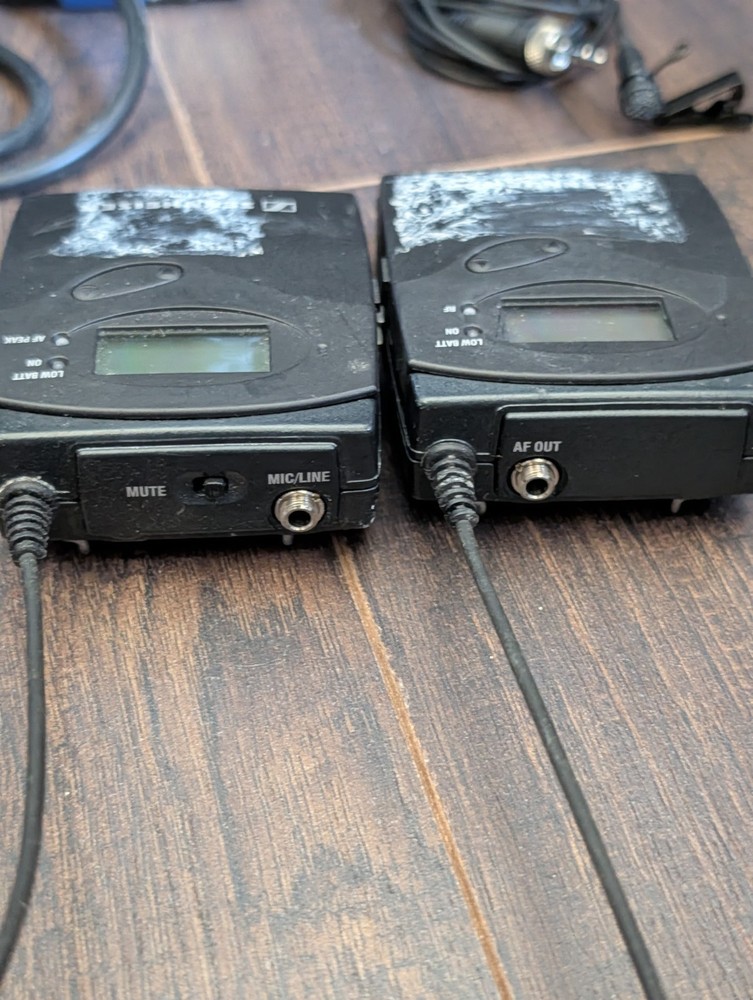 SENNHEISER EW100 G3 Bodypack Transmitter & Receiver W/ XLR & Lavalier Mic