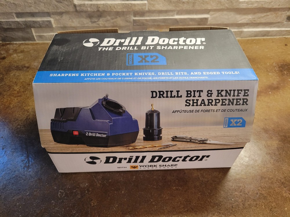 X2 Drill Doctor with Multi-Guide System - Sharpens Knives & Tools & Drill Bits