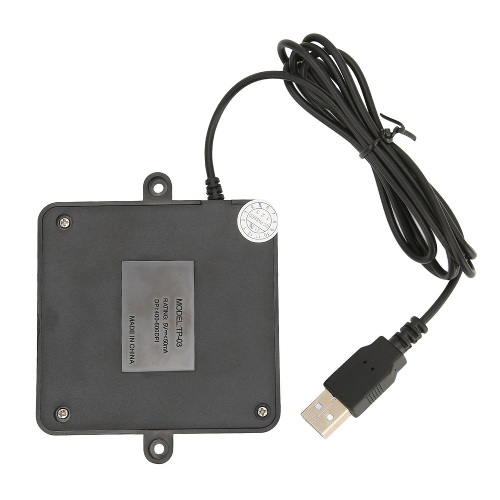 Wired USB Touchpad Multifunctional High Sensitivity 2 Button Design Black Portaˇ