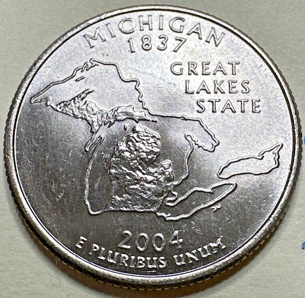 2004 D - Michigan - State Quarter 25C 9289N