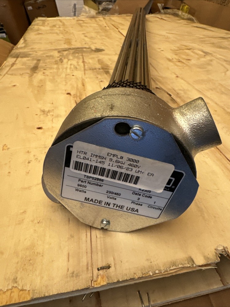 Tempco TFP02866 Immersion Electric Heater 9600 Watt, 54 Inches Long