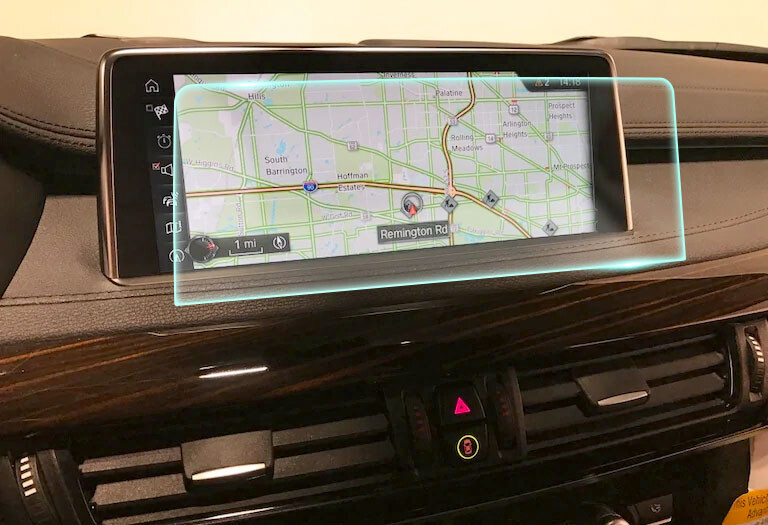 Crystal Clear Screen Protector for 2017 BMW X6 Vehicle Navigation