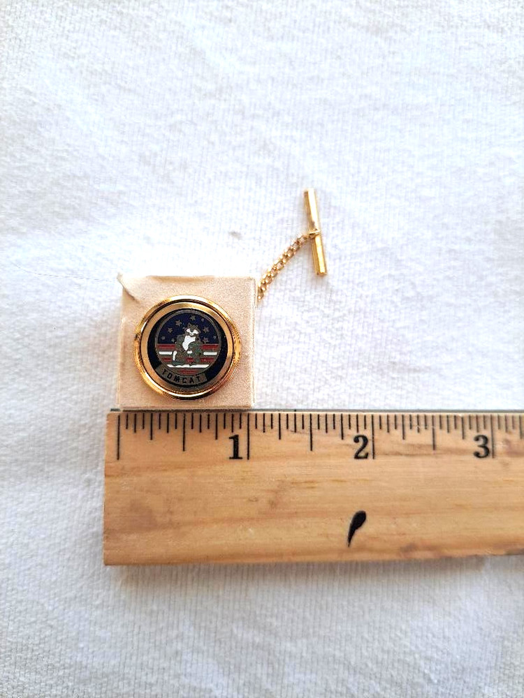 Vtg Original Grumman Tomcat Tieback Tie Pin