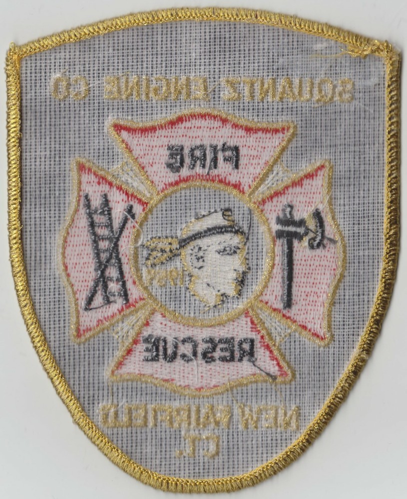 Squantz Engine Co. Fire Rescue Patch, Connecticut