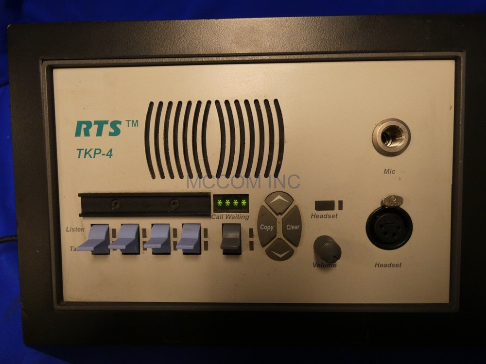 RTS TKP-4 4-position Desktop Keypanel w/ power supply