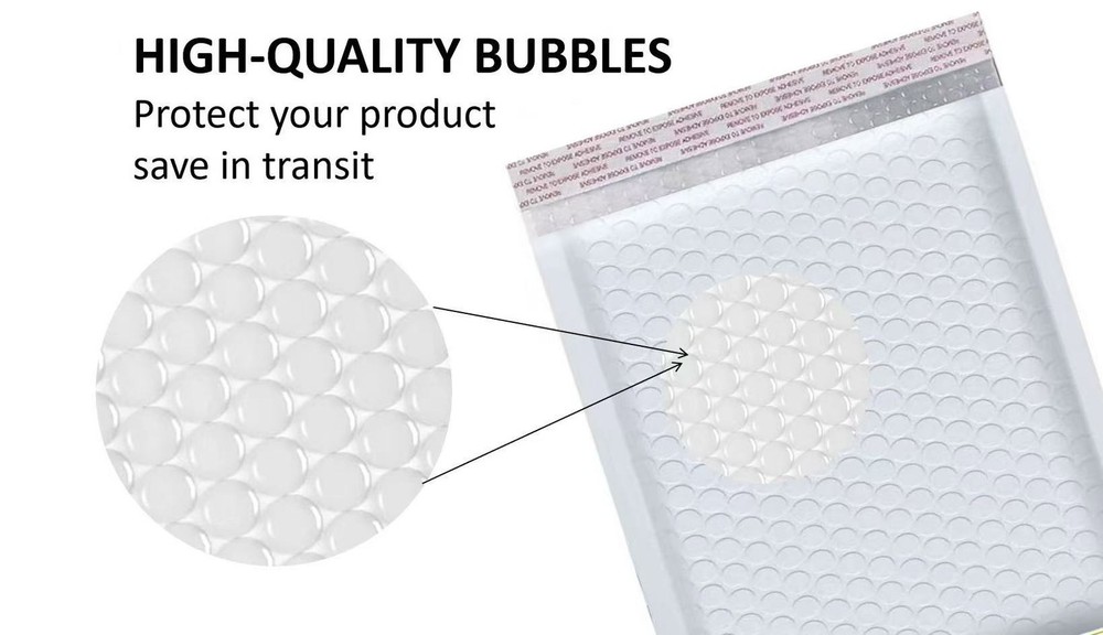 #0 6x10 Multi Colors Poly Bubble Mailer Plastic Shipping Envelope Bag, 1000 PCS