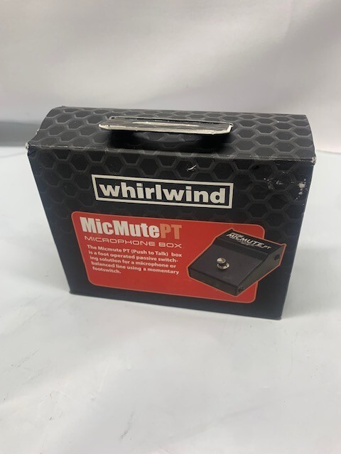 Whirlwind Micmute PT Push-to-Talk Switch (Pedal) *New