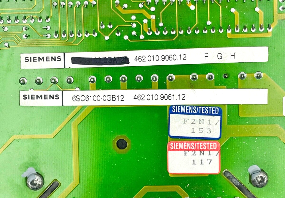 SIEMENS SIMODRIVE 6SC6100-0GB12 Power Supply Module