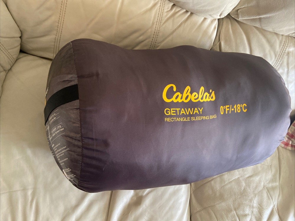 Cabela's Zero Degree Getaway Rectangle Sleeping Bag 36x84”