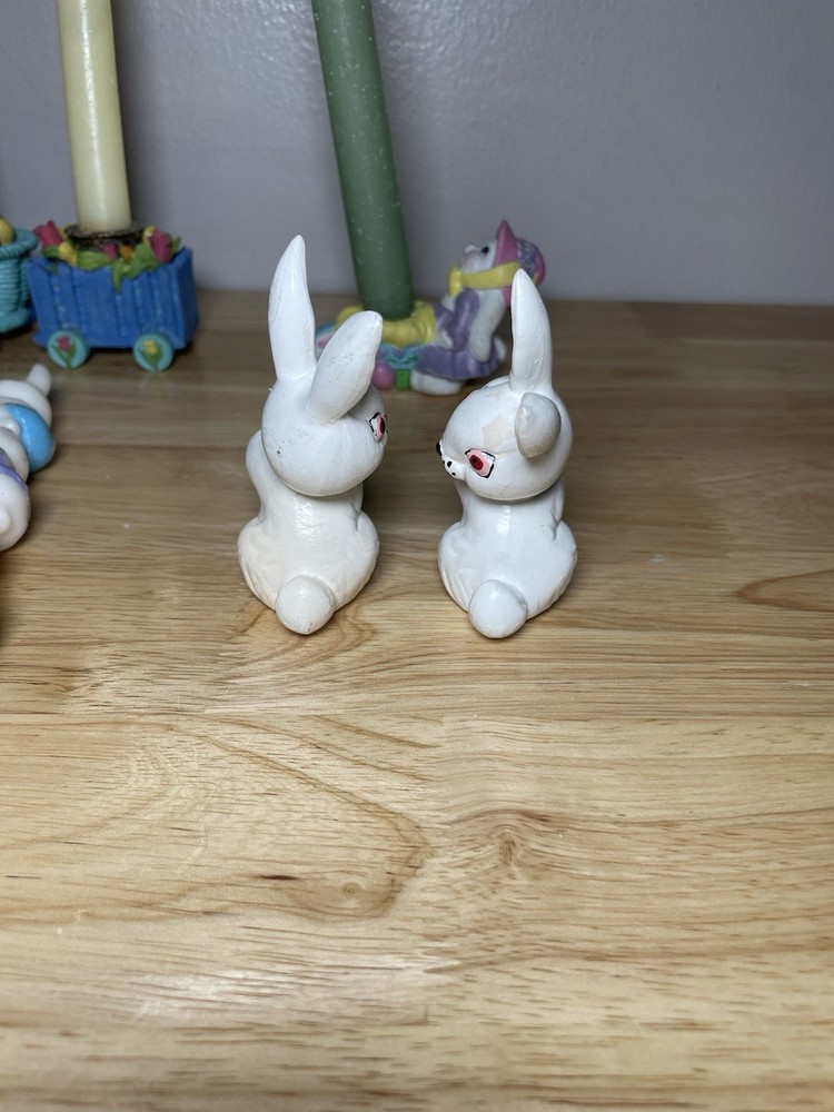 Big VTG Easter Lot! Easter Bunny Rabbit Train Candle Candlestick Dayton Hudson!
