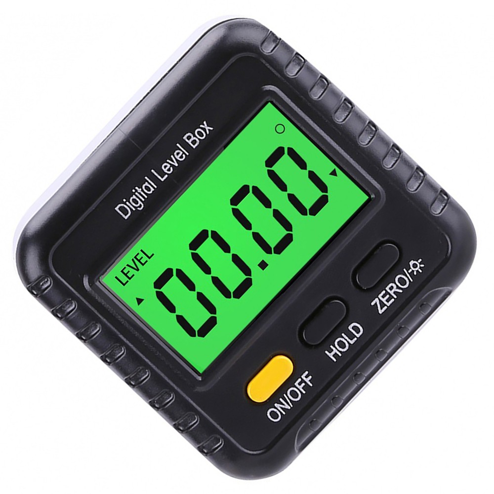 Portable 4*90° Magnetic LCD Digital Level Box Bevel Angle Measuring Tools