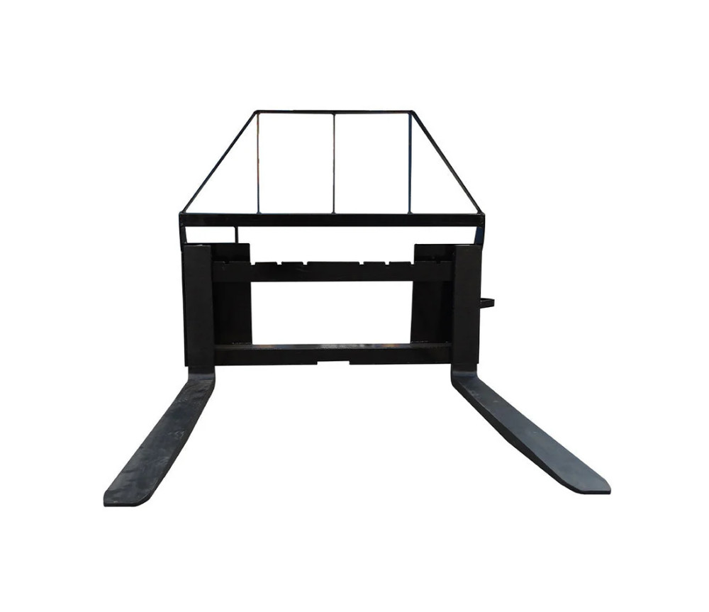 Agrotk 48in Pallet Fork Frame Attachment for Skid Steer Loader Accessories