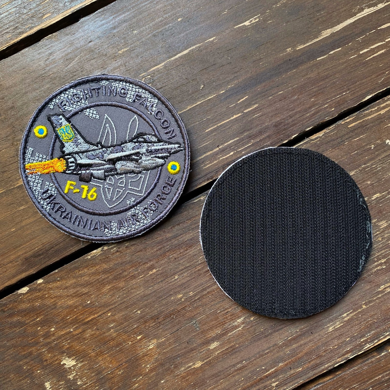 Ukrainian Air Force F-16 Fighting Falcon Army Patch