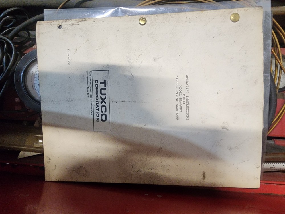 TUXCO DIESEL ENGINE ANALYZER Series BA-40