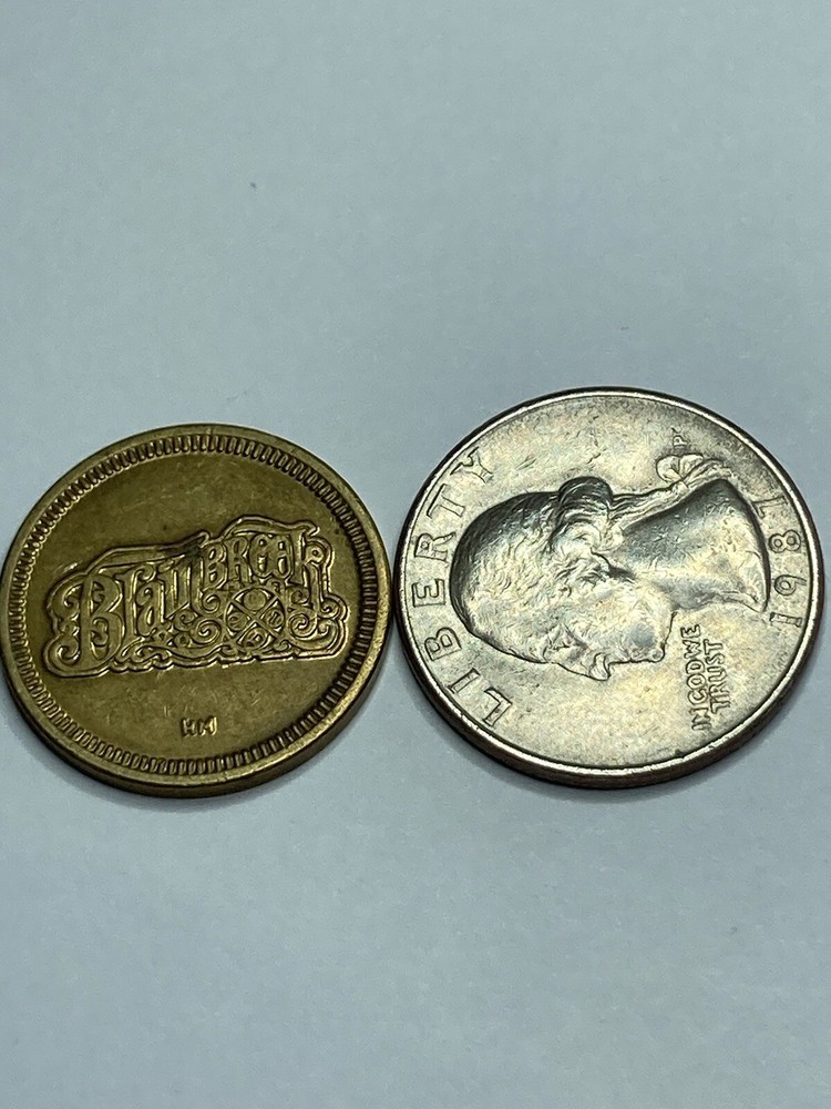 SCARCE BRAIN BREAK ARCADE TOKEN OBSILETE #rm1 use caution when using near brain!