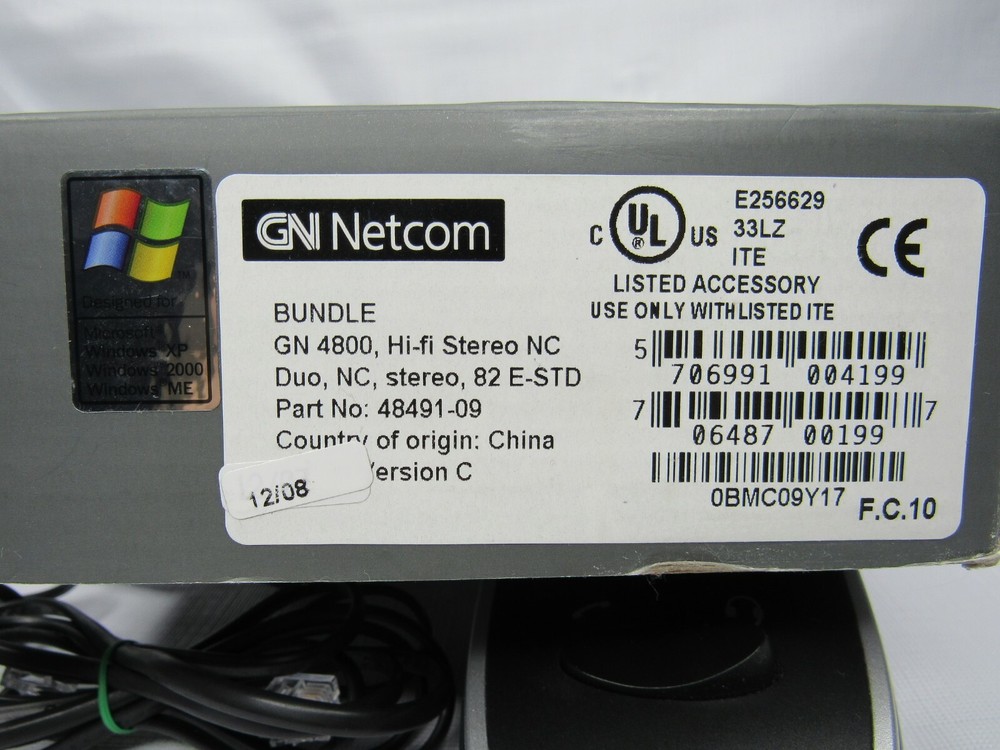 GN Netcom GN 4800 48491-09 Comes with Everything Shown in Photos Bundle