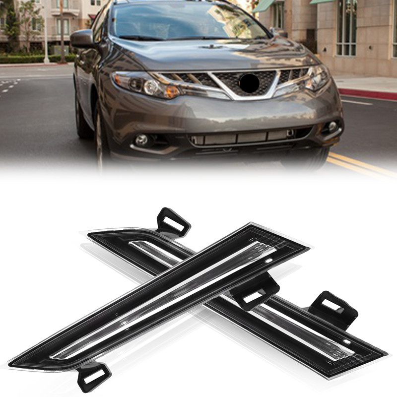 For Nissan Murano 2009-2014 Pair Headlight Reflector Panel Left +Right Side Pair