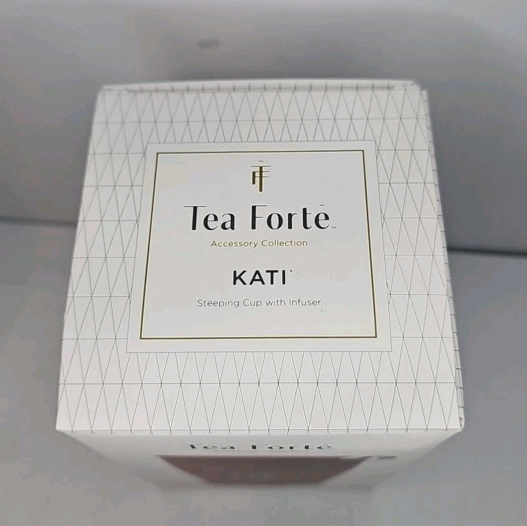TEA FORTE ACCESSORY COLLECTION - KATI STEEPING CUP W/ INFUSER- WARMING JOY -NEW