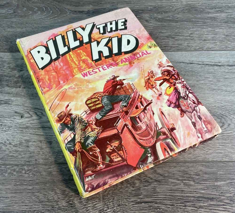 Billy The Kid Western Annual 1958 Hardbacks Nice