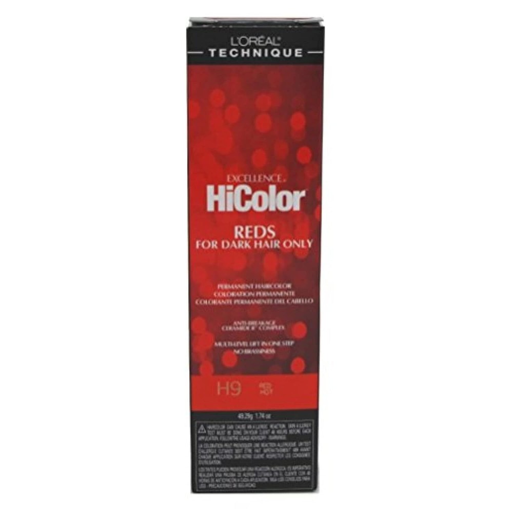 L'oreal Excellence Permanent Creme Hicolor H9 Red Hot 1.74oz