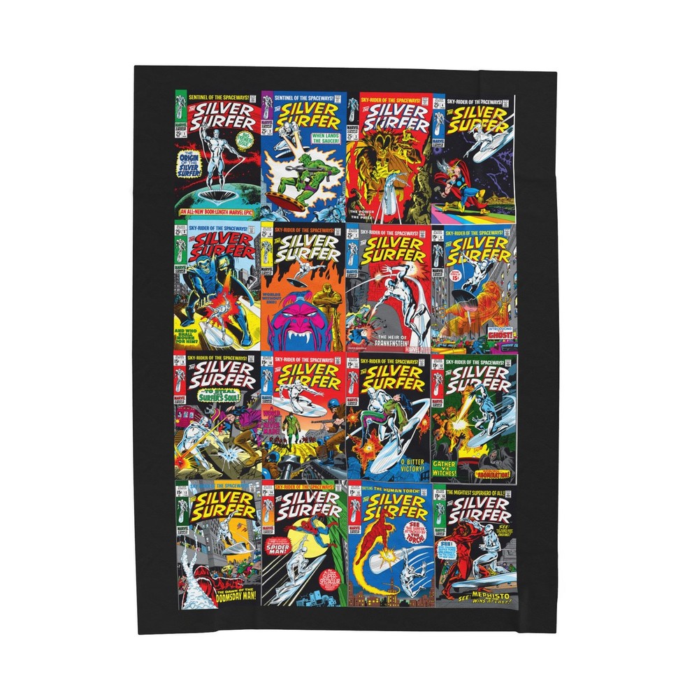 Silver Surfer Blanket - Classic Silver Age Art - Marvel Comics - Soft & Comfy