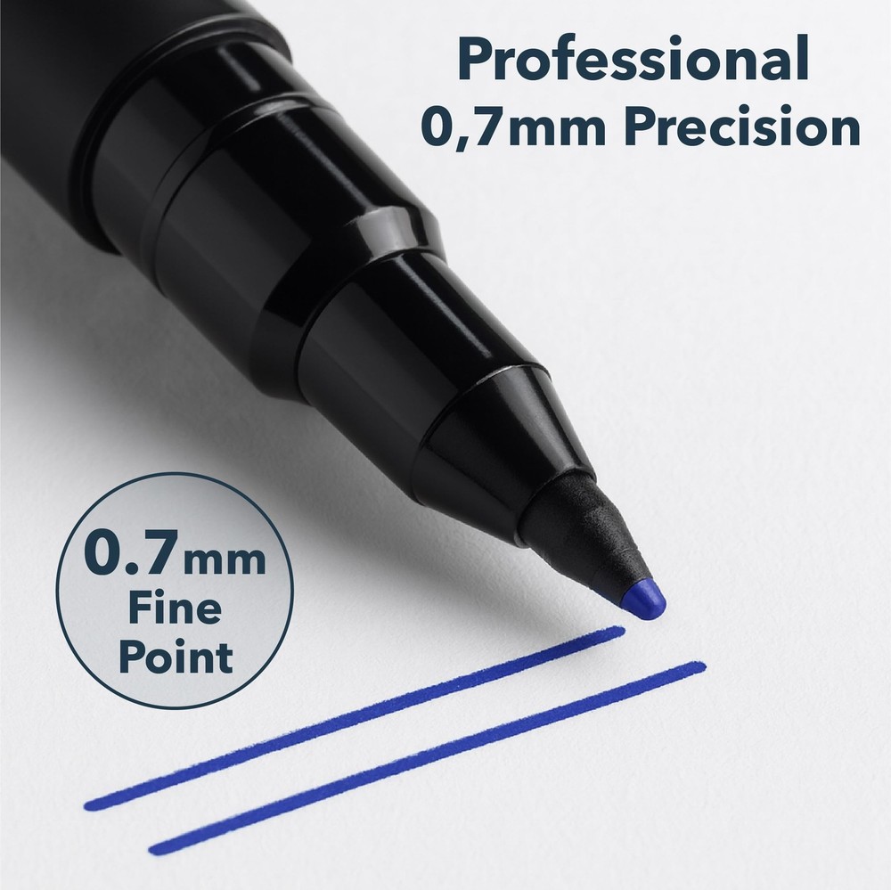 Mr. Pen- Felt Tip Pens, Assorted Colors, 8 Pack, 8 Essential Brights