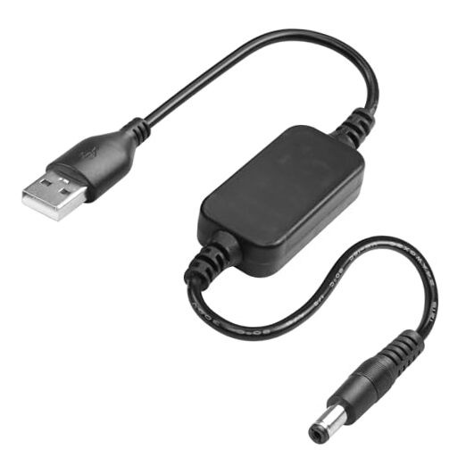 1FT DC 5V to DC 12V USB Voltage Step Up Converter Cable,Power Adapter Cable