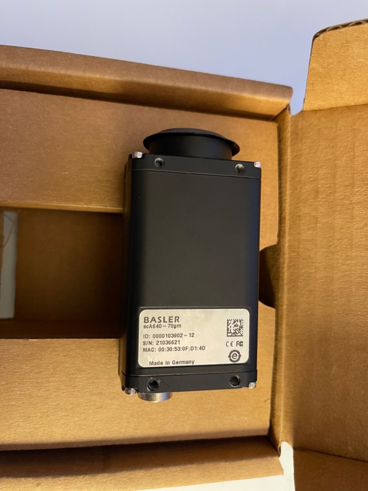 Basler scA640-70gm CCD Camera, untested