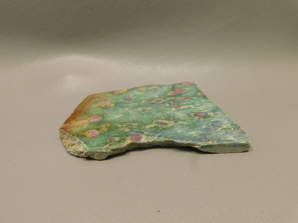 Ruby and Fuchsite Polished Stone Slab Rock #02