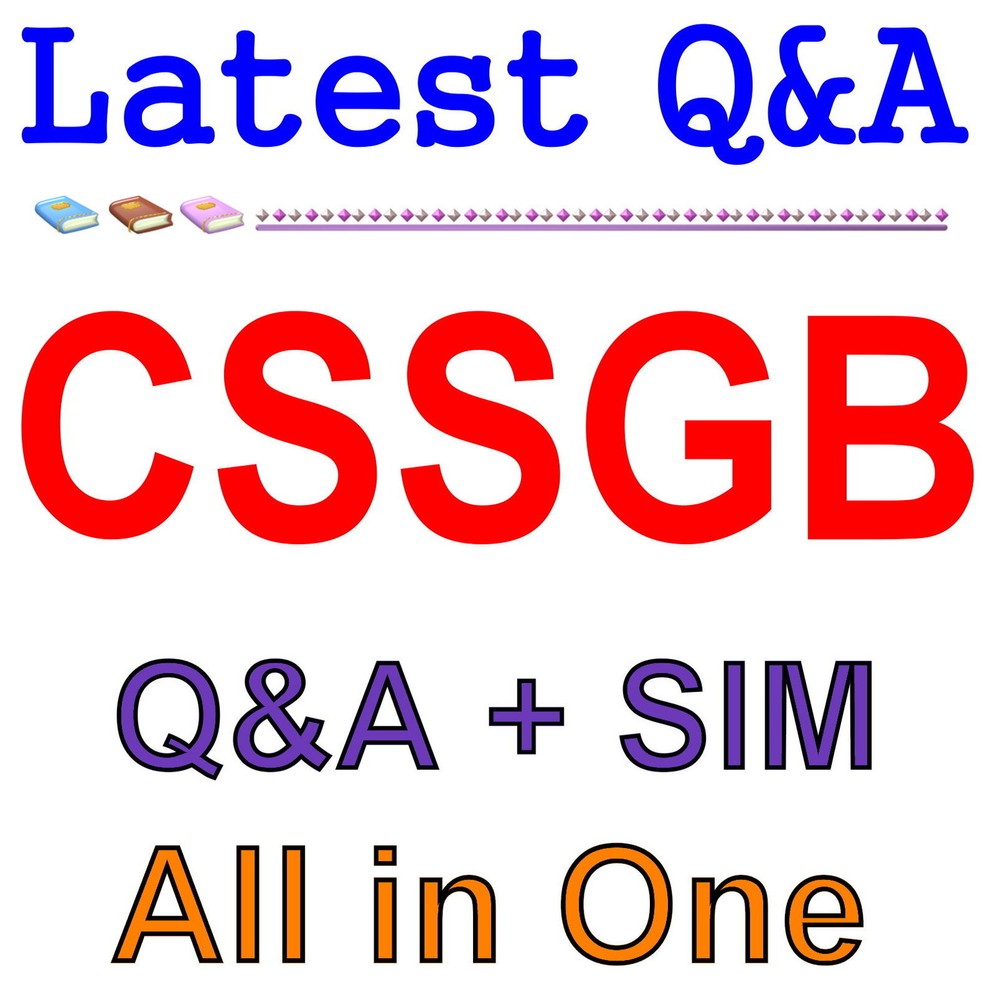 ASQ Certified Six Sigma Green Belt CSSGB Exam Q&A+SIM