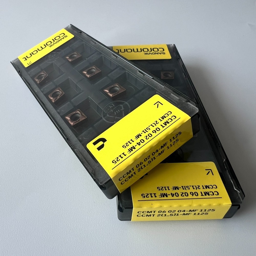 10Pcs/BOX Sandvik CCMT060204-MF 1125