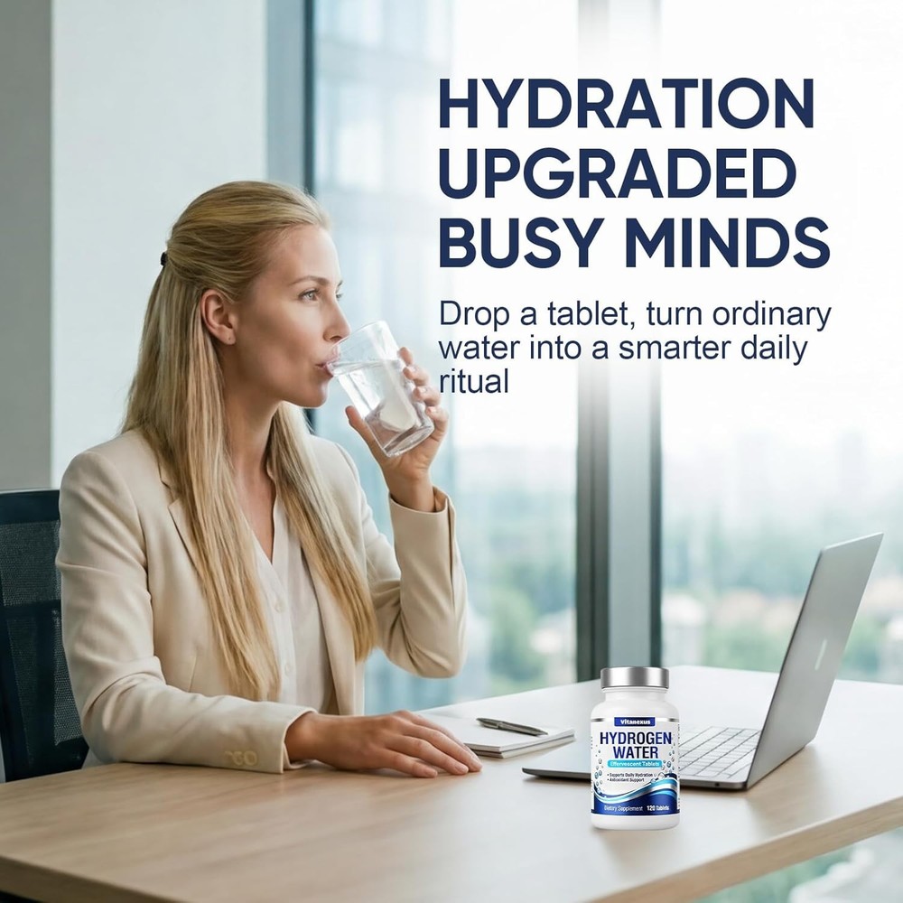 Molecular Hydrogen Water Tablets 120PCS Hydrogen Tablets for Drinking Water