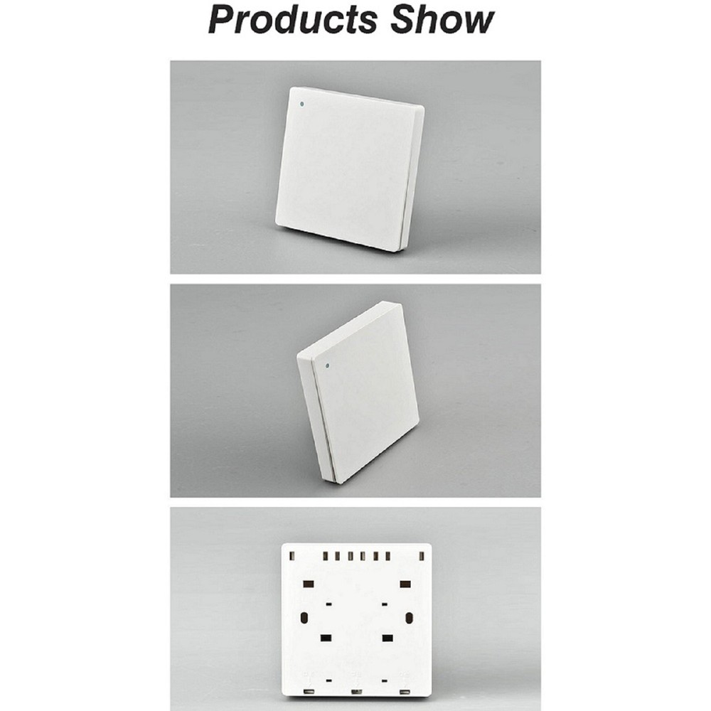 433MHz Wireless Remote Kinetic Self-Powered Wall Light Switch Remote Control
