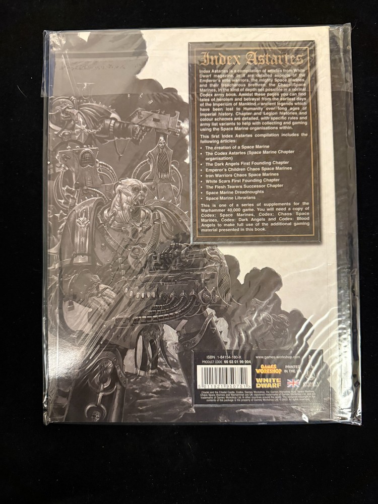 Games Workshop Warhammer 40k Index Astartes