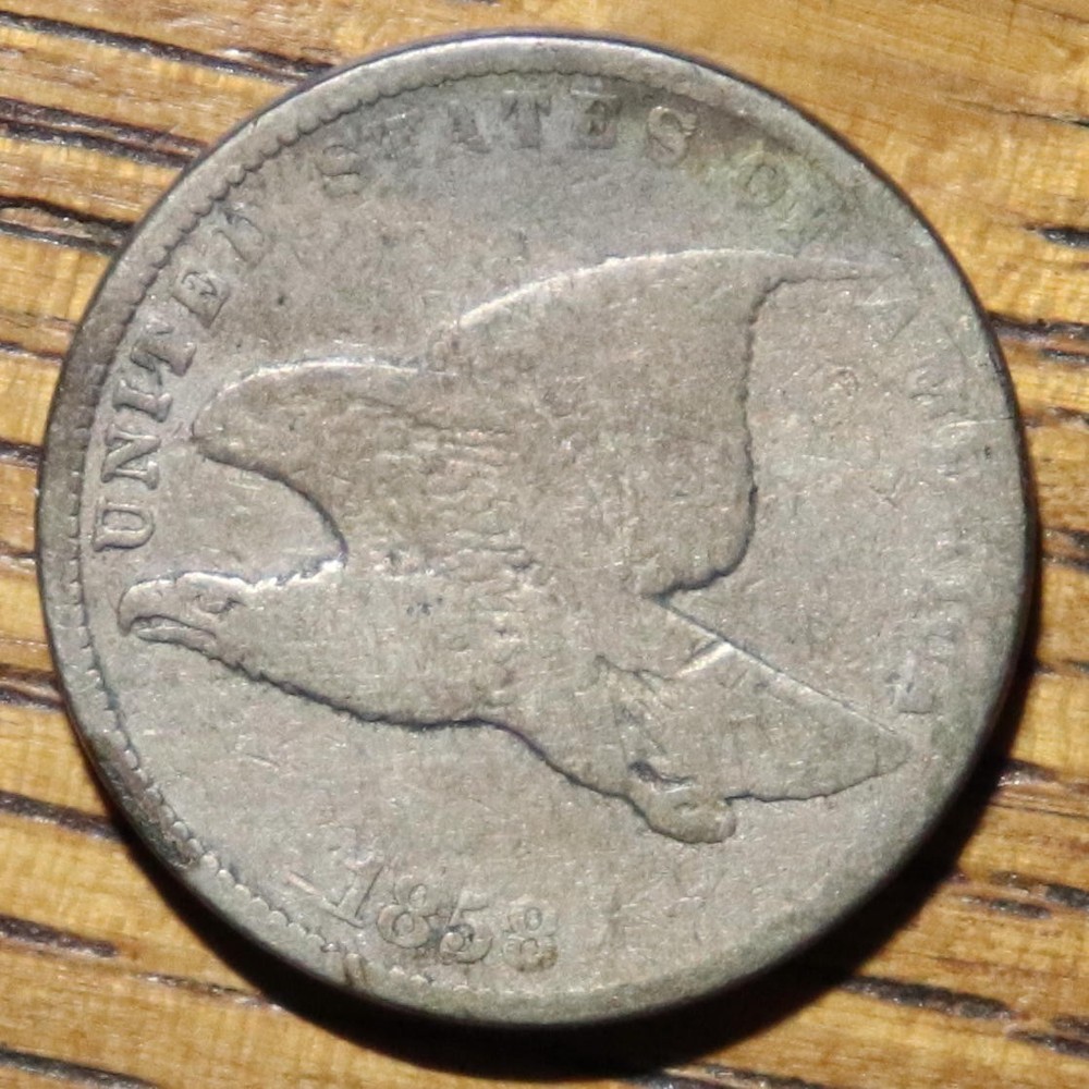 1858 Flying Eagle Cent Small Letters