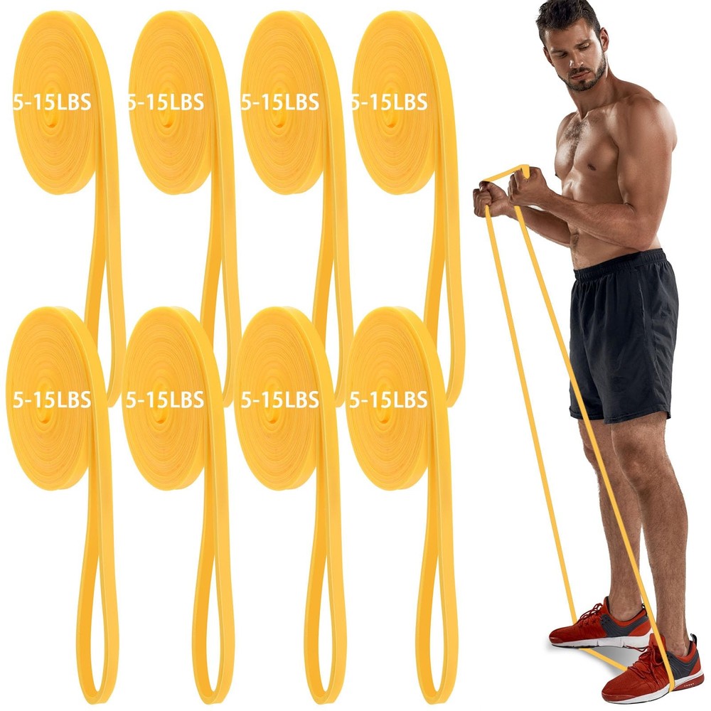 8 Pcs Resistance Bands 5-15 Lbs Pull up Assistance Bands Exercise Workout for...
