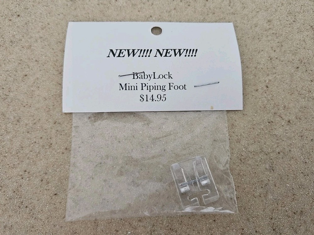RARE BABYLOCK MINI PIPING FOOT SEWING MACHINE ACCESSORY ATTACHMENT PART