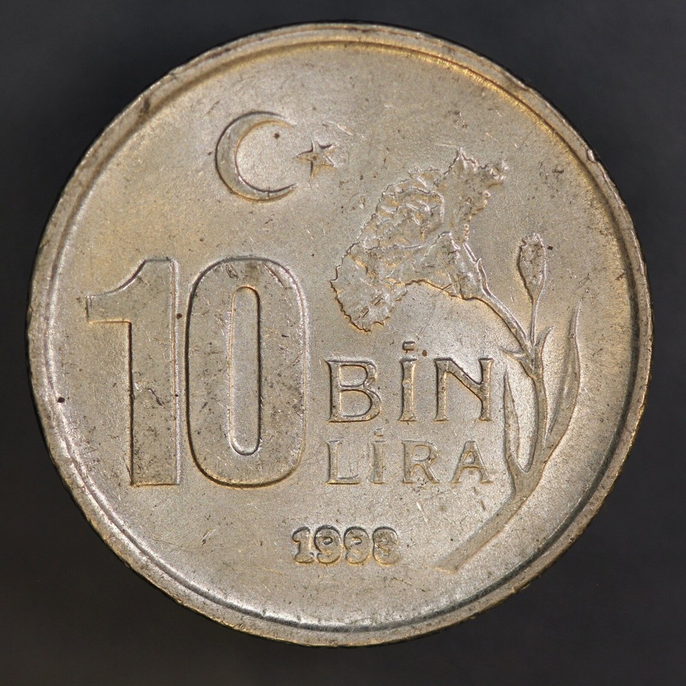 1998 TURKEY 10 BIN LIRA-AA 1550
