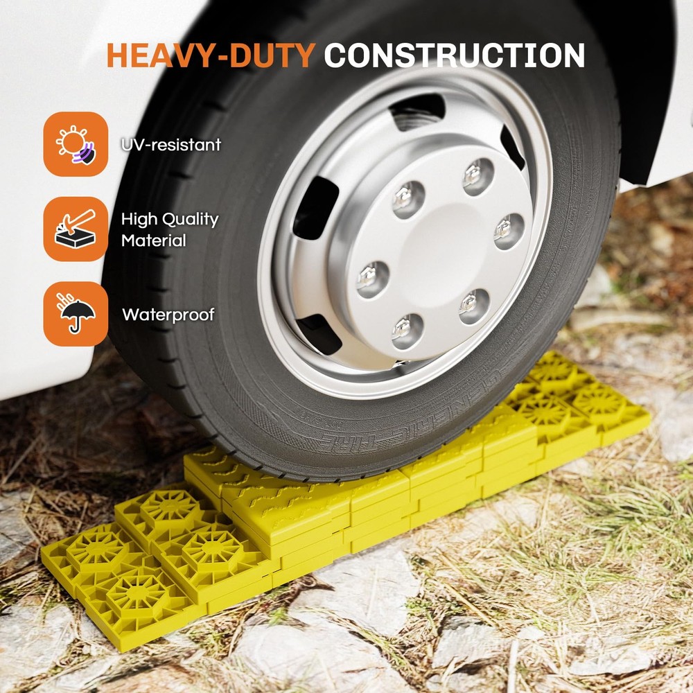 RV Leveling Blocks set 12 Pack Heavy Duty Camper Leveling System
