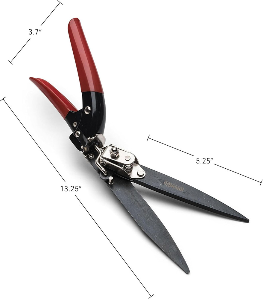 Grass Shears - Garden Clippers with Rotating Handle - Grass Cutter Edging Shears