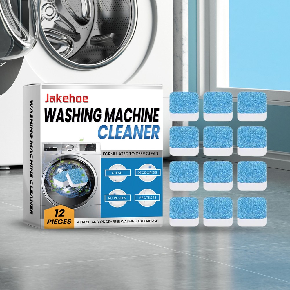 Washer Cleaner Tablets for Front Load Washers Descaling Deodorizing 6-Pack