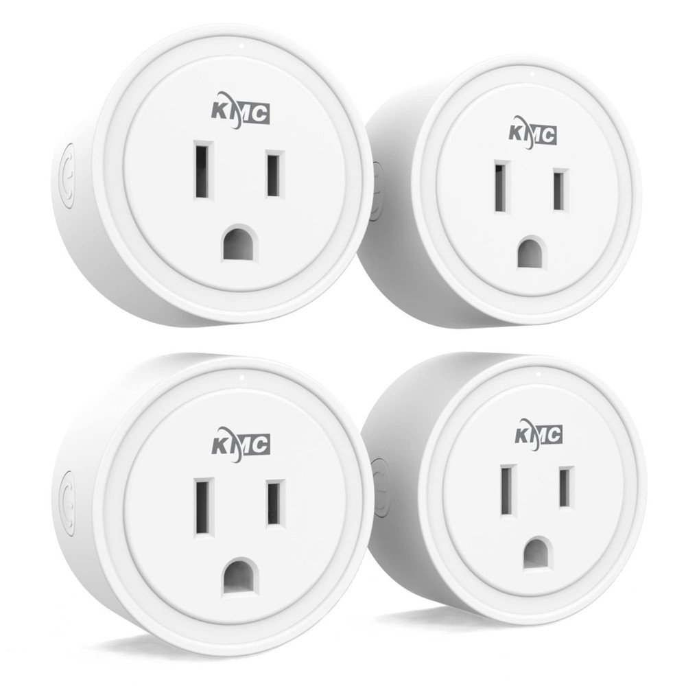 KMC Smart Plug Mini 4-Pack, Wi-Fi Outlets for Home, 4 PACK, 4 PACK